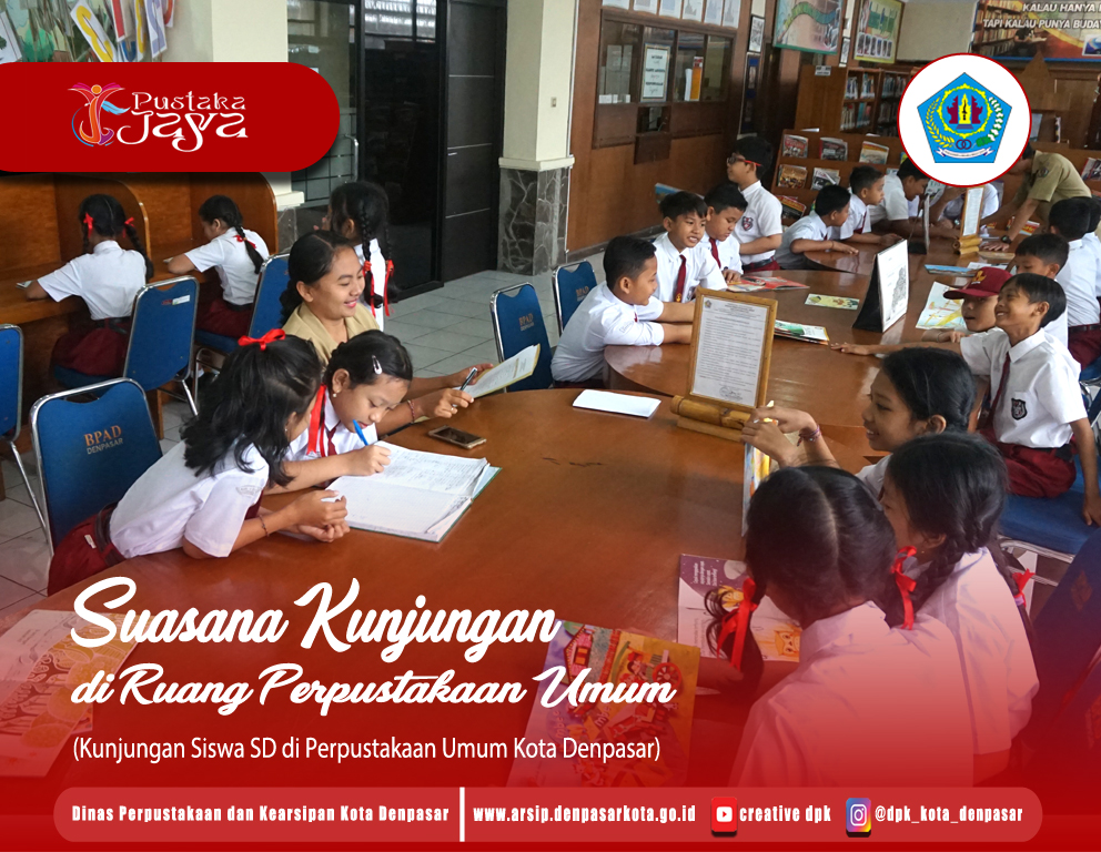 Foto Kunjungan Siswa ke Ruang Baca Perpustakaan Umum